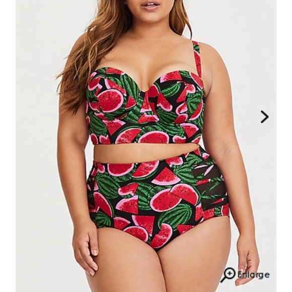 torrid Other - NWT Torrid 2X Watermelon Push up Bikini Top